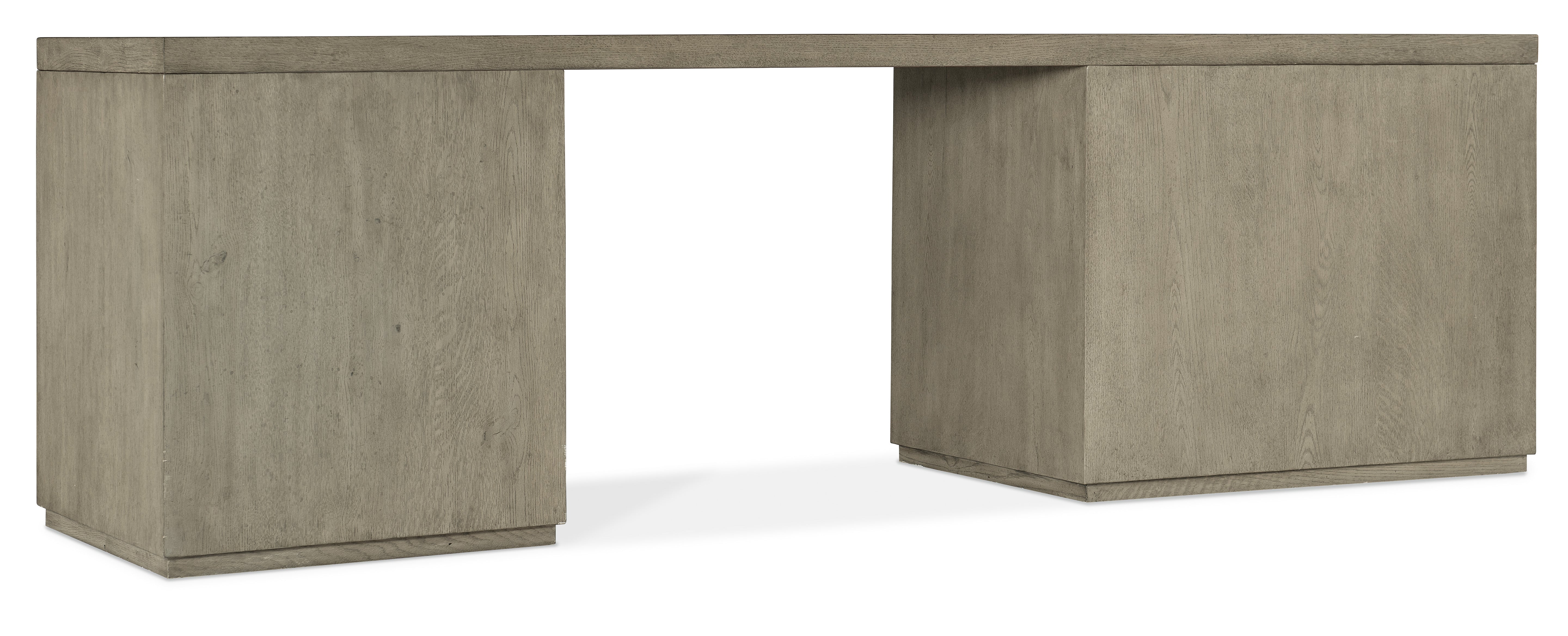 Hooker Furniture Linville Falls 96" Desk with One File and Open Desk Cabinet