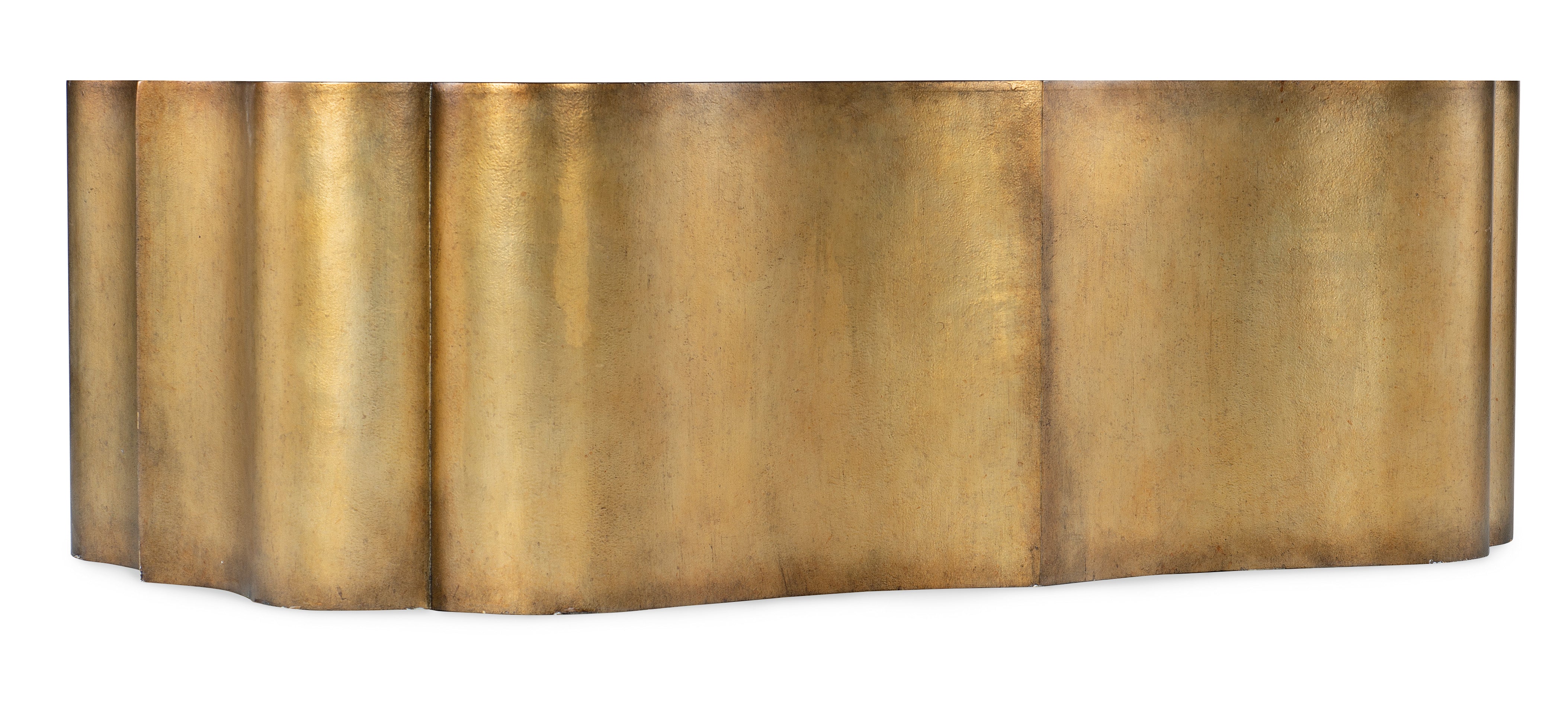 Hooker Furniture Melange Tevis Bluff Cocktail Table in Golds