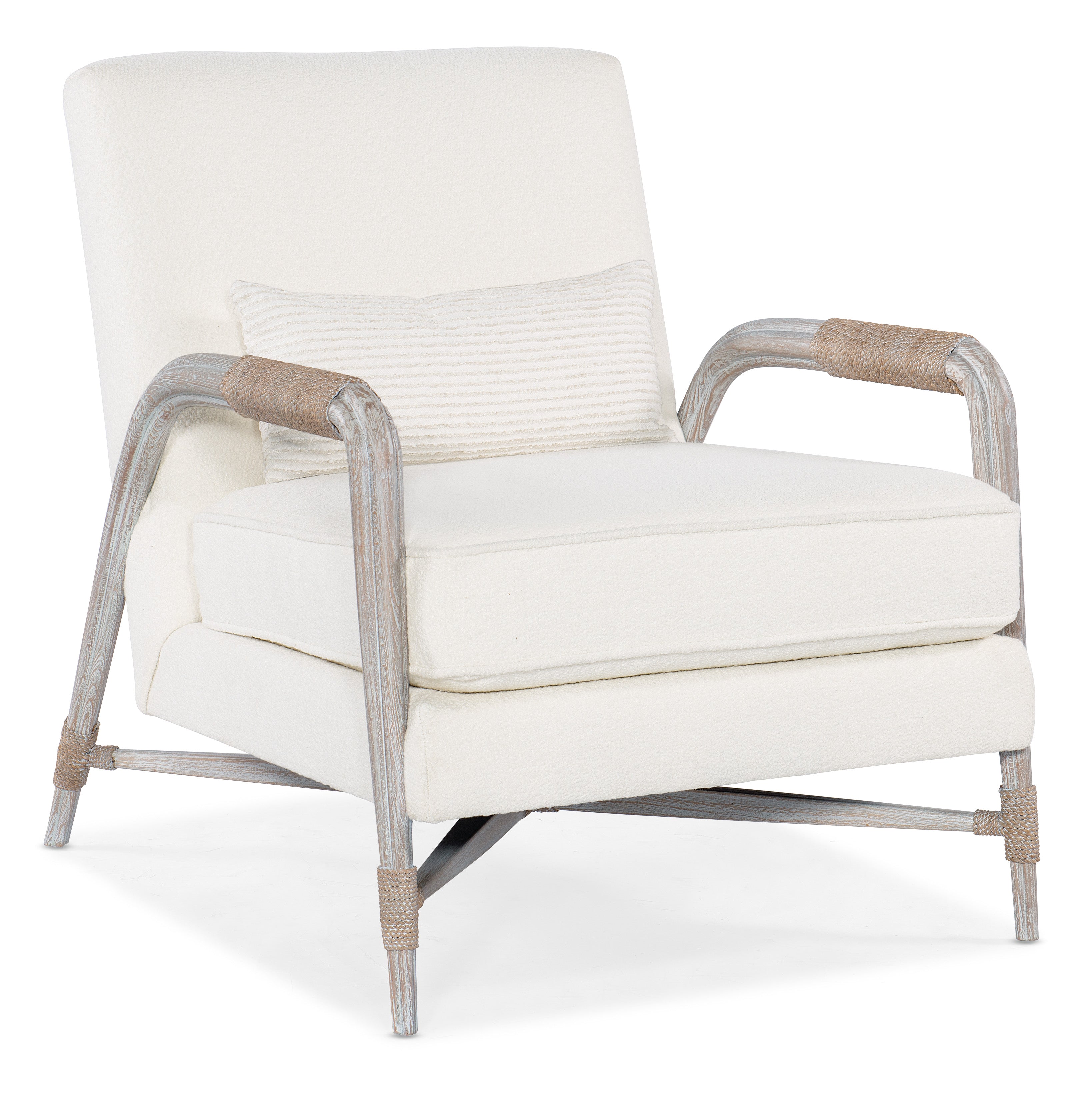 Hooker Furniture Isla Accent Lounge Chair in Light Brown