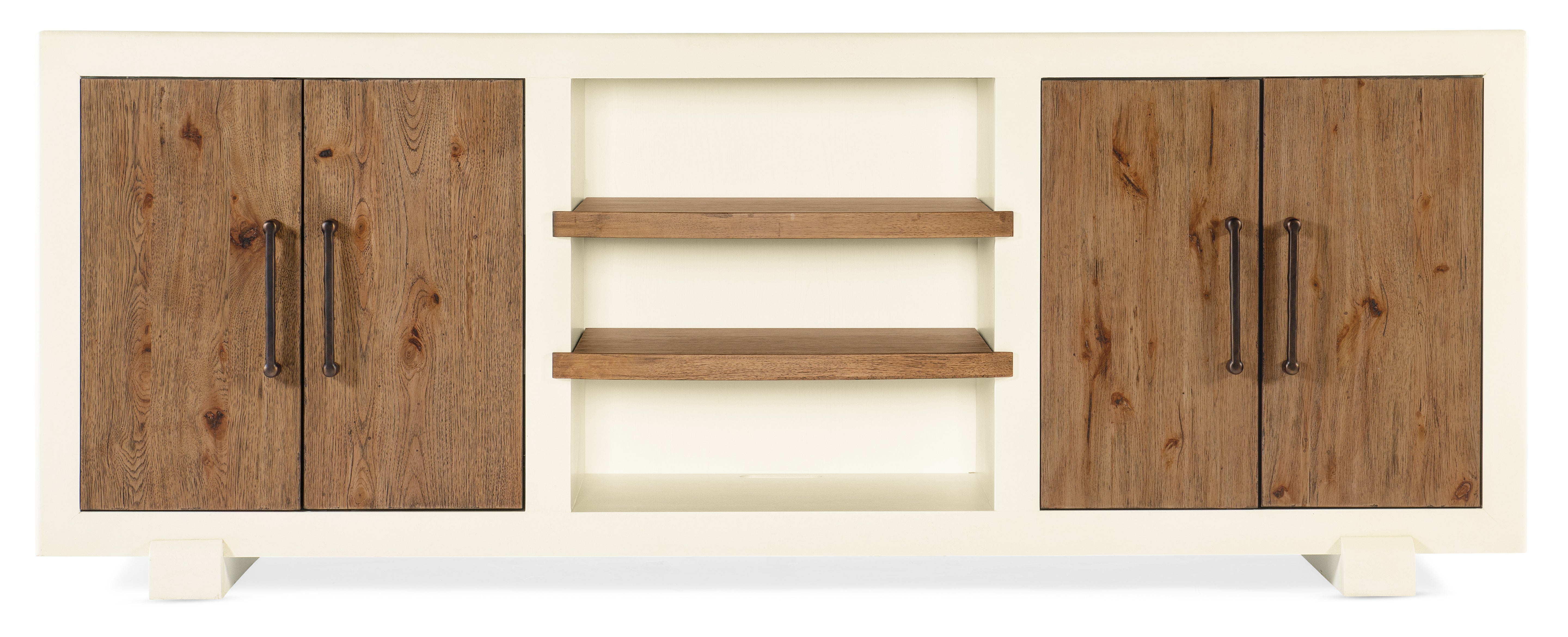 Hooker Furniture Big Sky Tahoe Entertainment Console in Whites/Creams/Beiges