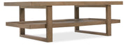 Hooker Furniture Sonnet Rectangle Cocktail Table in Medium Wood