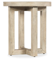 Hooker Furniture Commerce and Market Modern Side Table in Light Wood