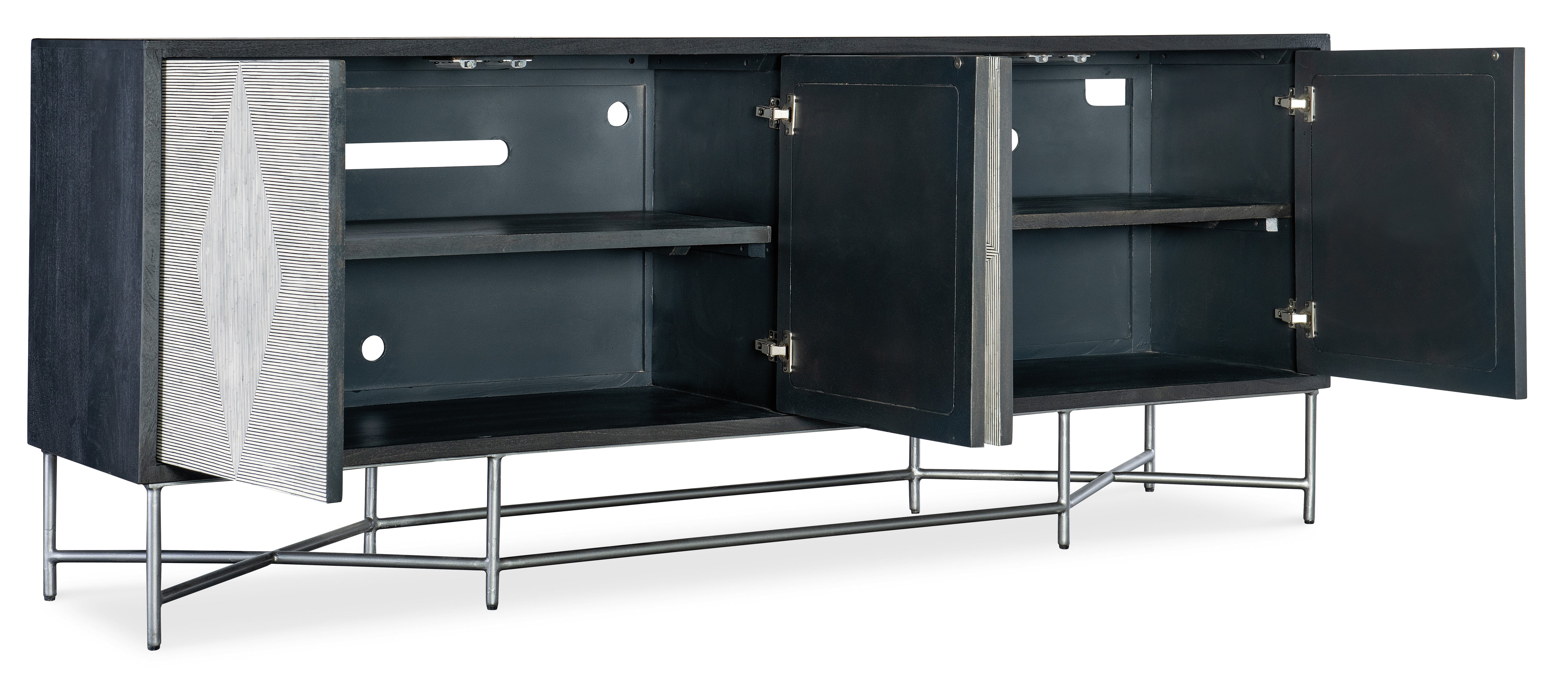 Hooker Furniture Commerce & Market Fine Lines Credenza in White