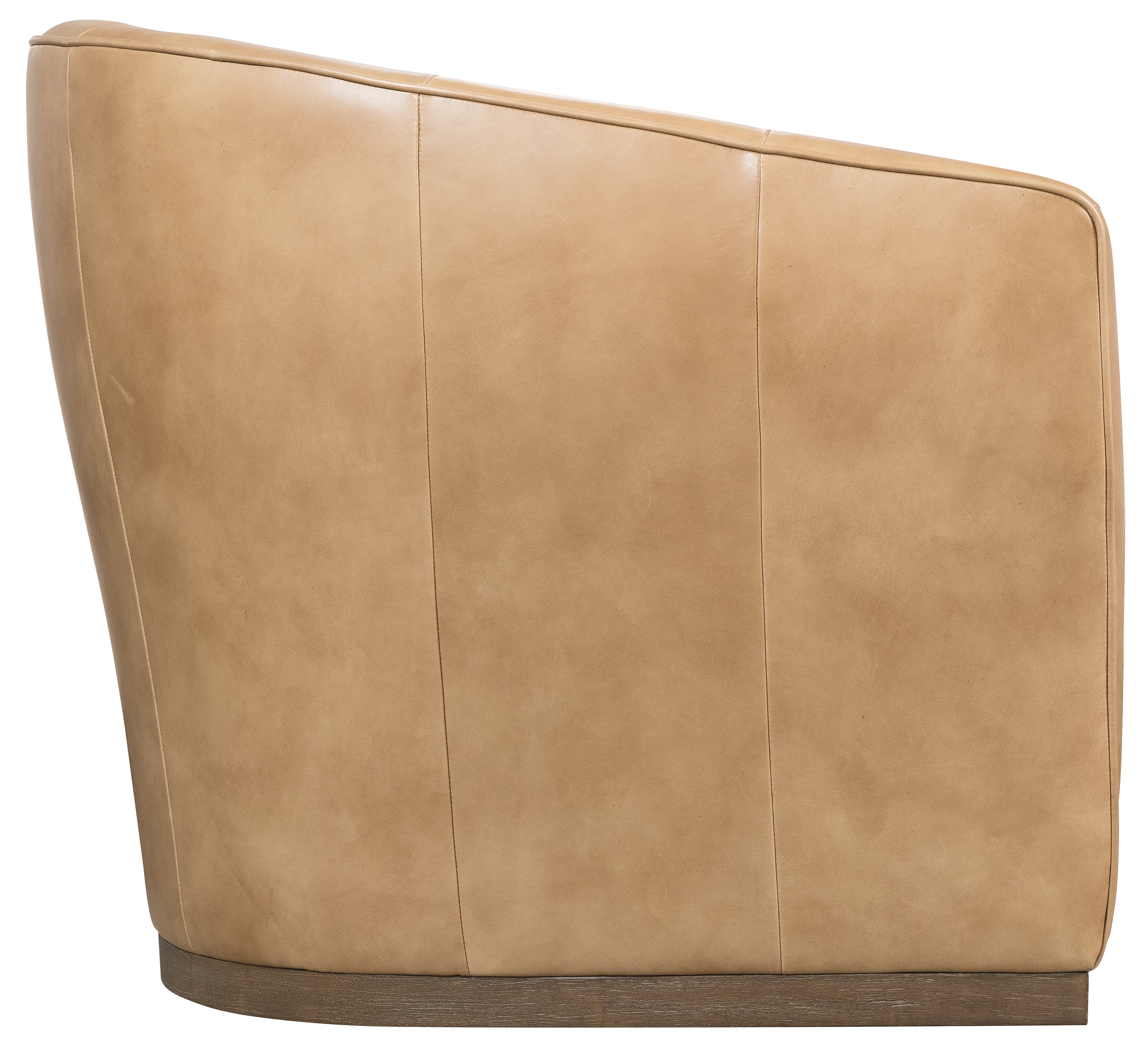 Hooker Furniture Fairfax Swivel Chair in Brown