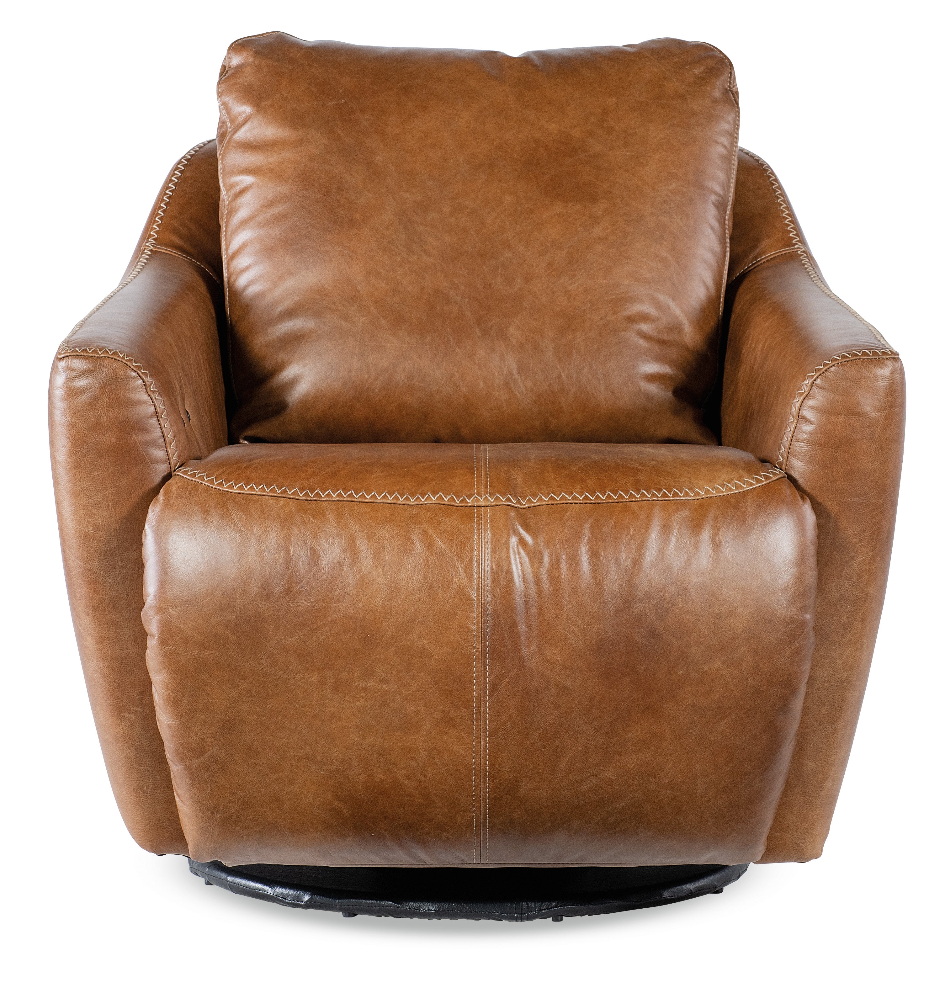 Hooker Furniture Beau Swivel w/Power Footrest in Brown