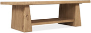 Hooker Furniture Driftwood Rectangle Cocktail Table in Light Wood