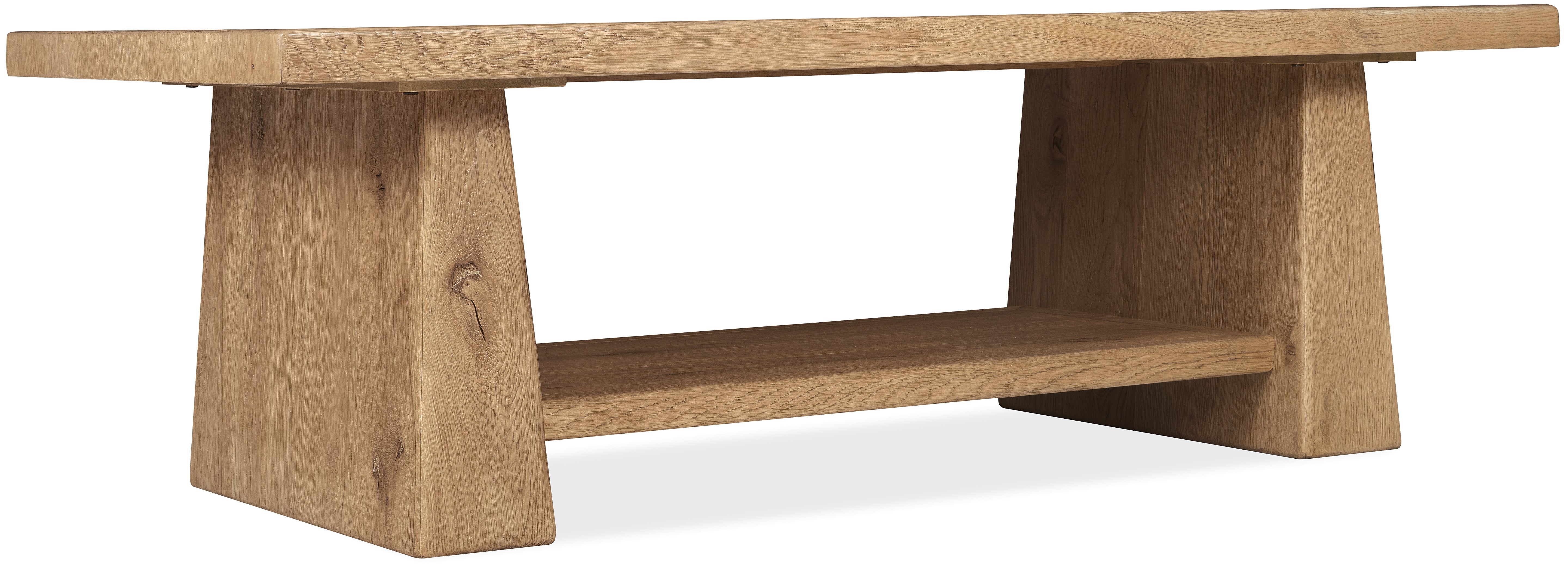 Hooker Furniture Driftwood Rectangle Cocktail Table in Light Wood