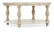 Hooker Furniture Serenity Bahari Round Cocktail Table in Light Wood