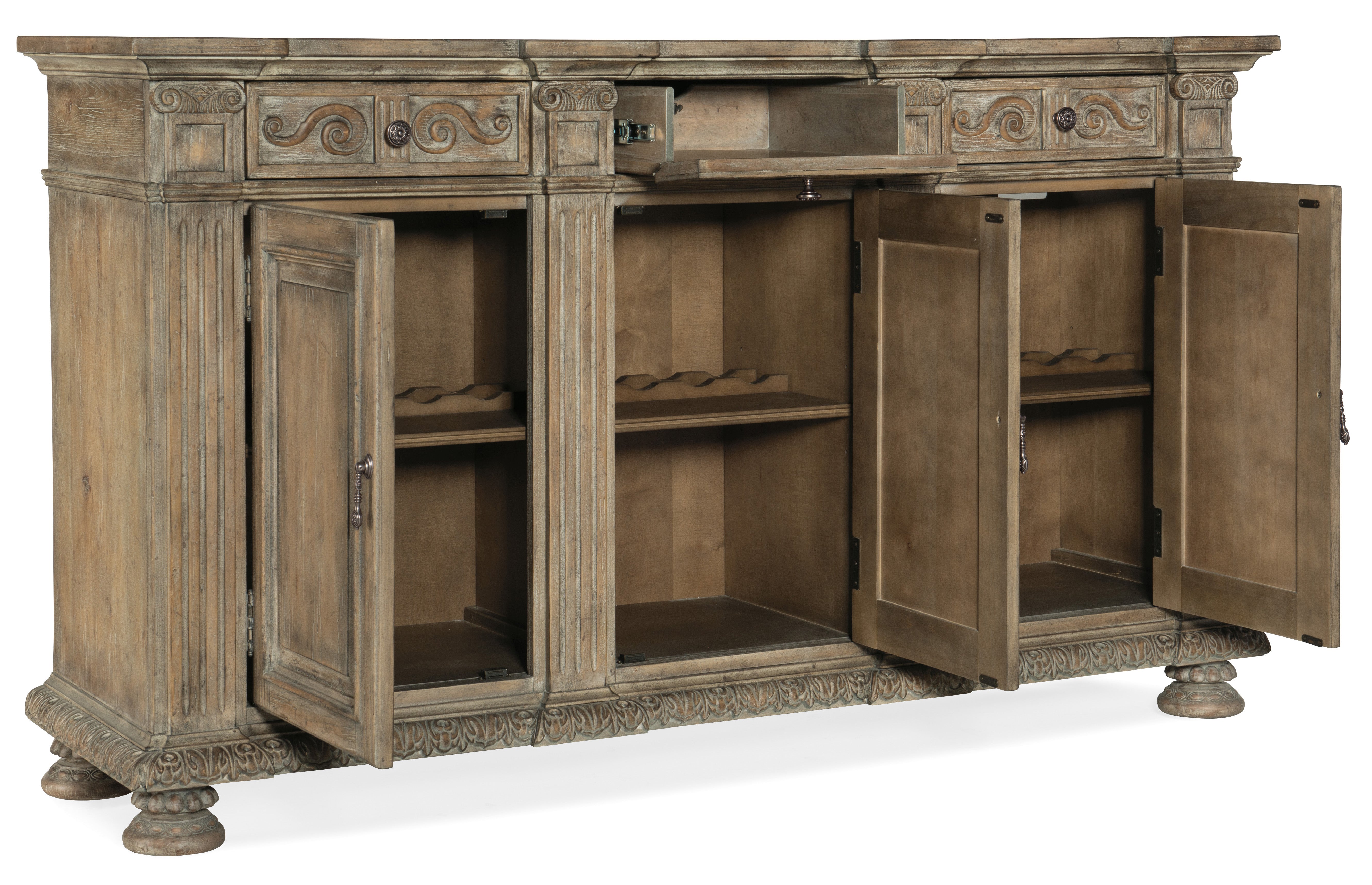 Hooker Furniture Castella 72in Credenza in Light Brown