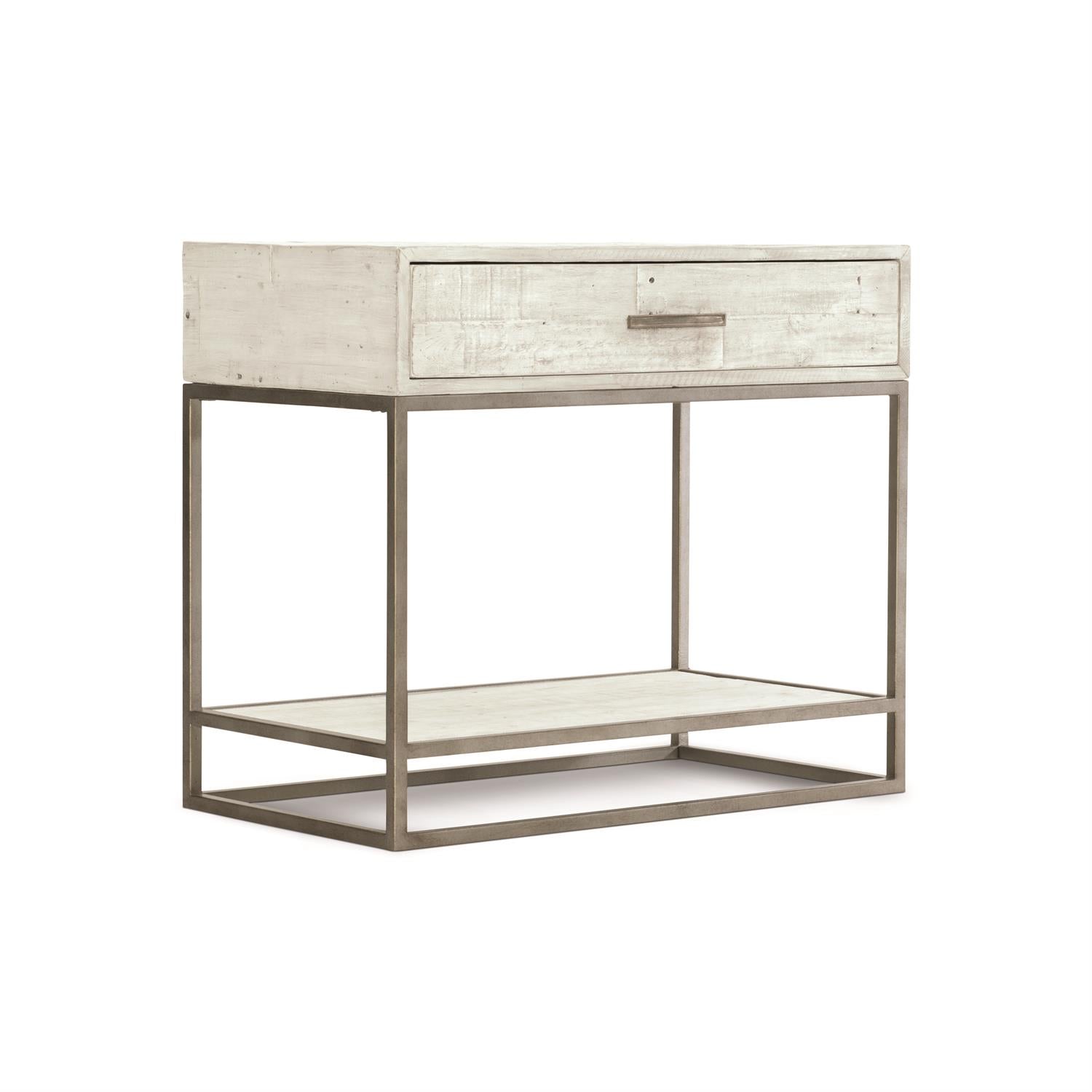 Bernhardt Furniture Highland Park Alvar Nightstand in Brushed White