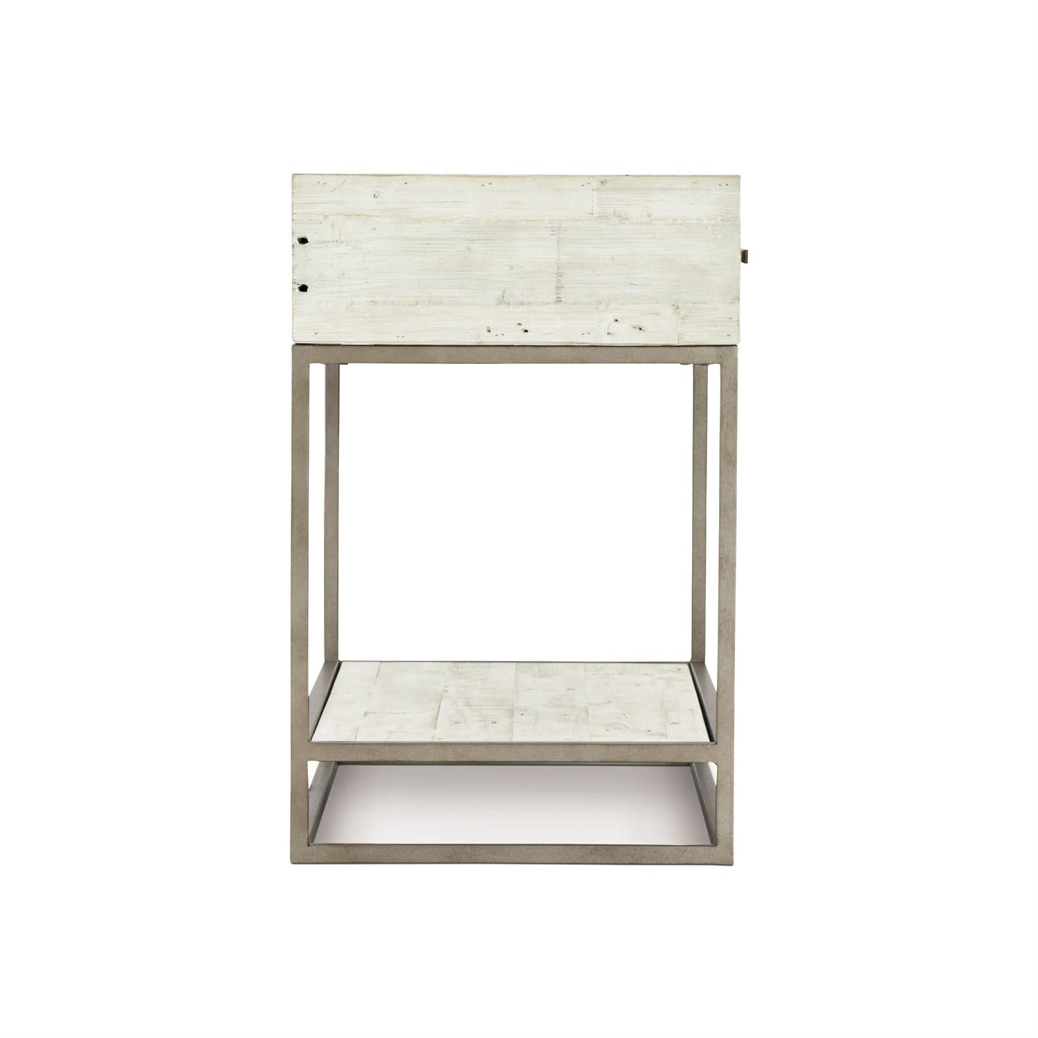 Bernhardt Furniture Highland Park Alvar Nightstand in Brushed White