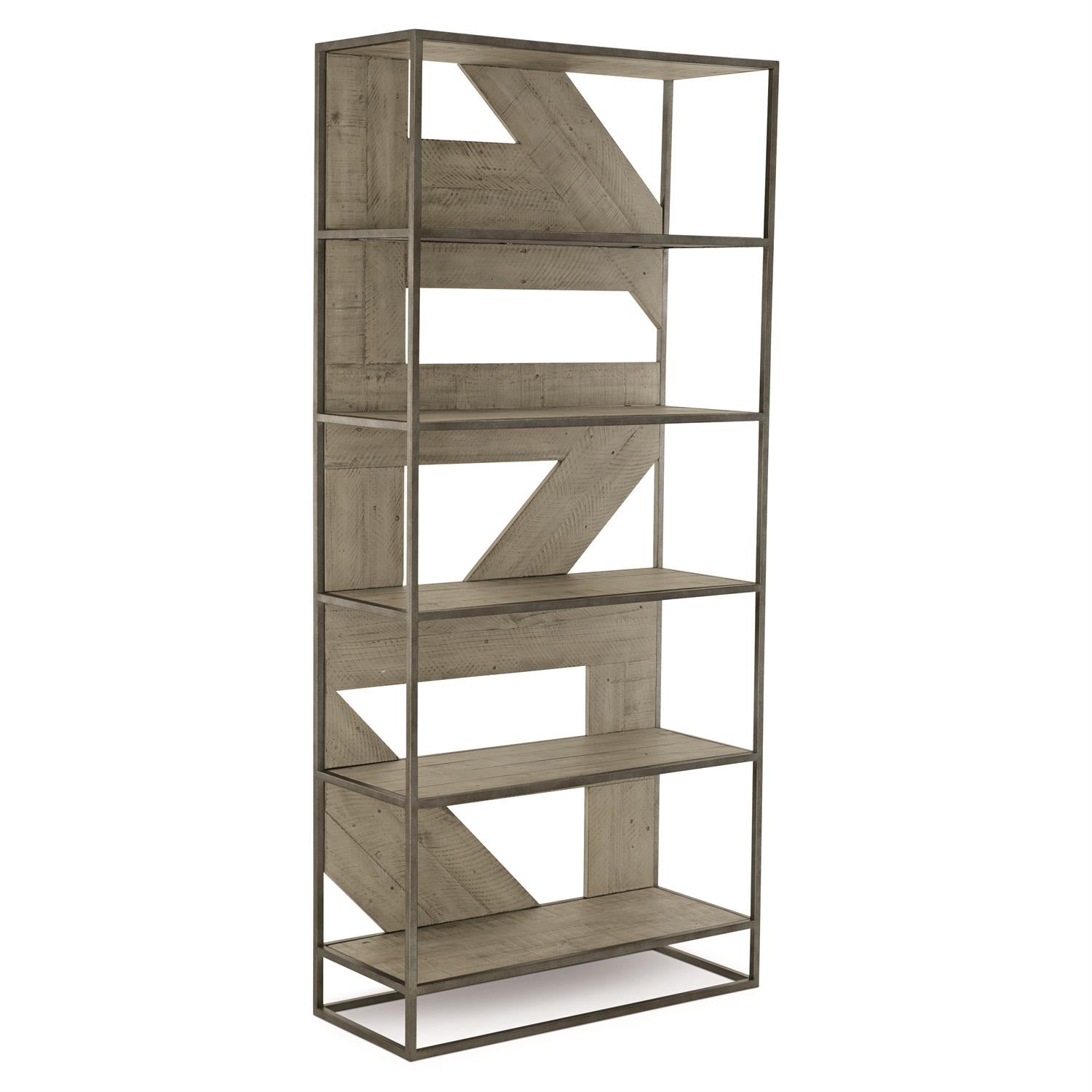 Bernhardt Furniture Highland Park Polk Etagere in Morel