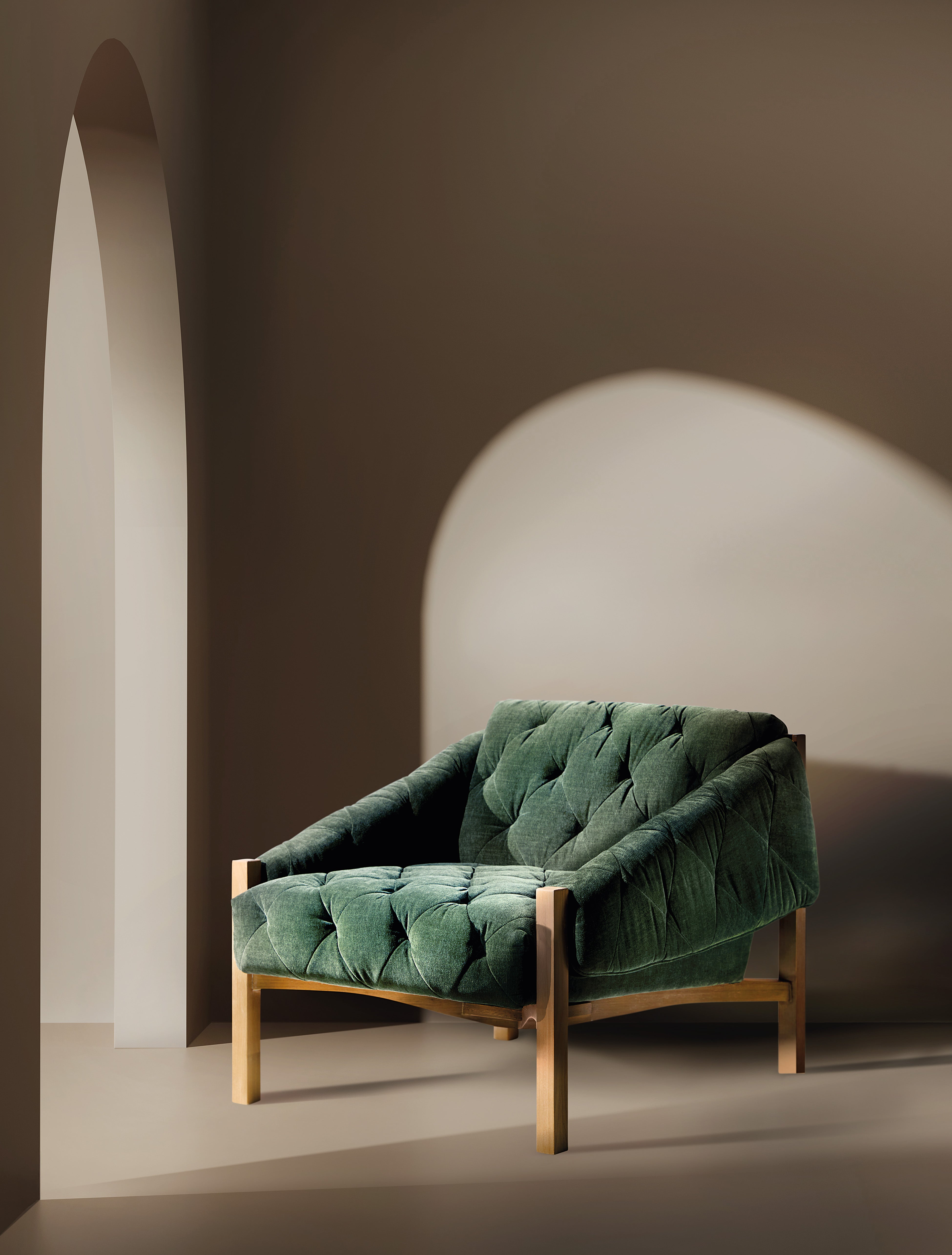 Hooker Furniture Kerns Accent Chair in Green