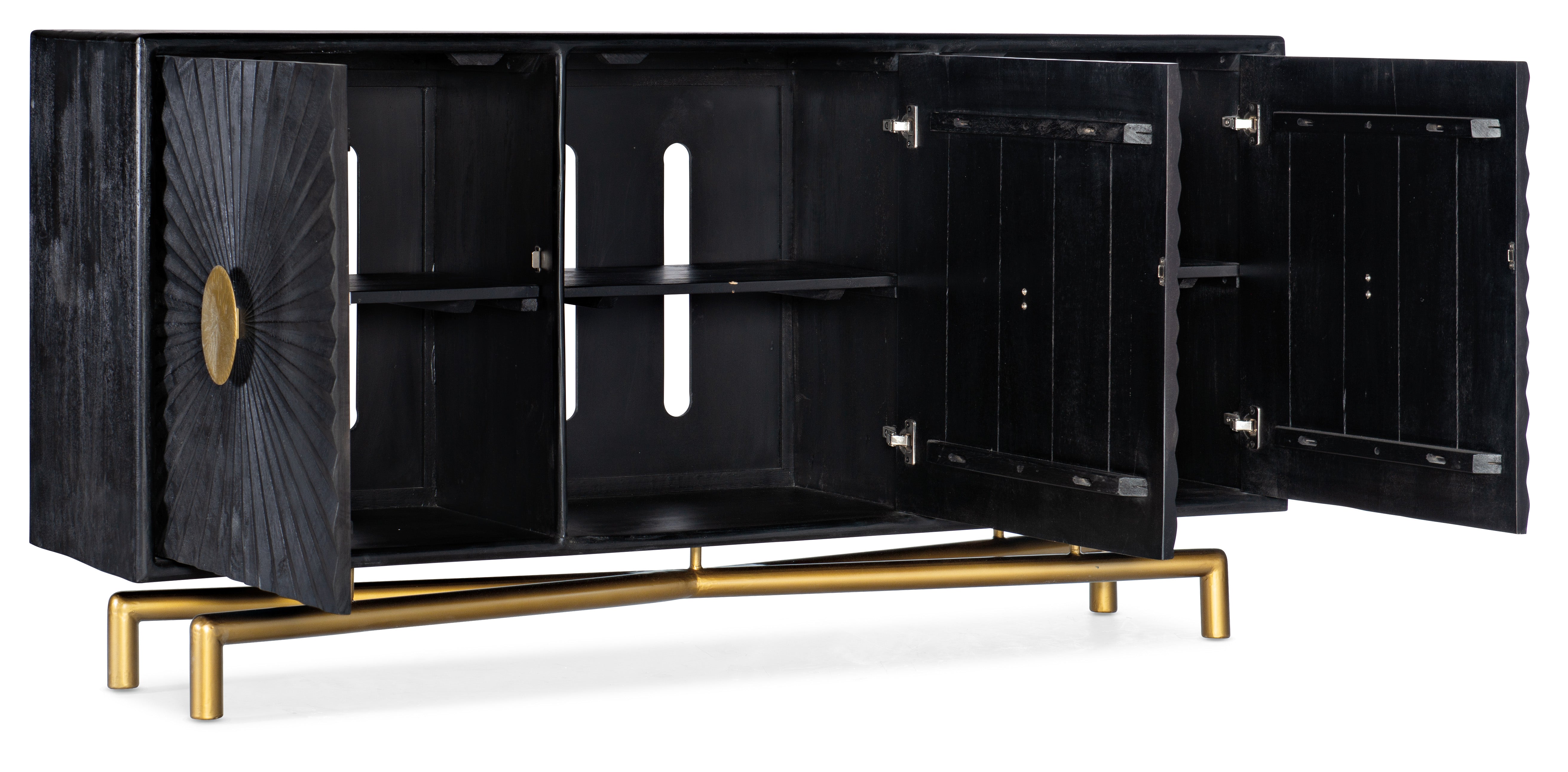 Hooker Furniture 69in Entertainment Console in Black