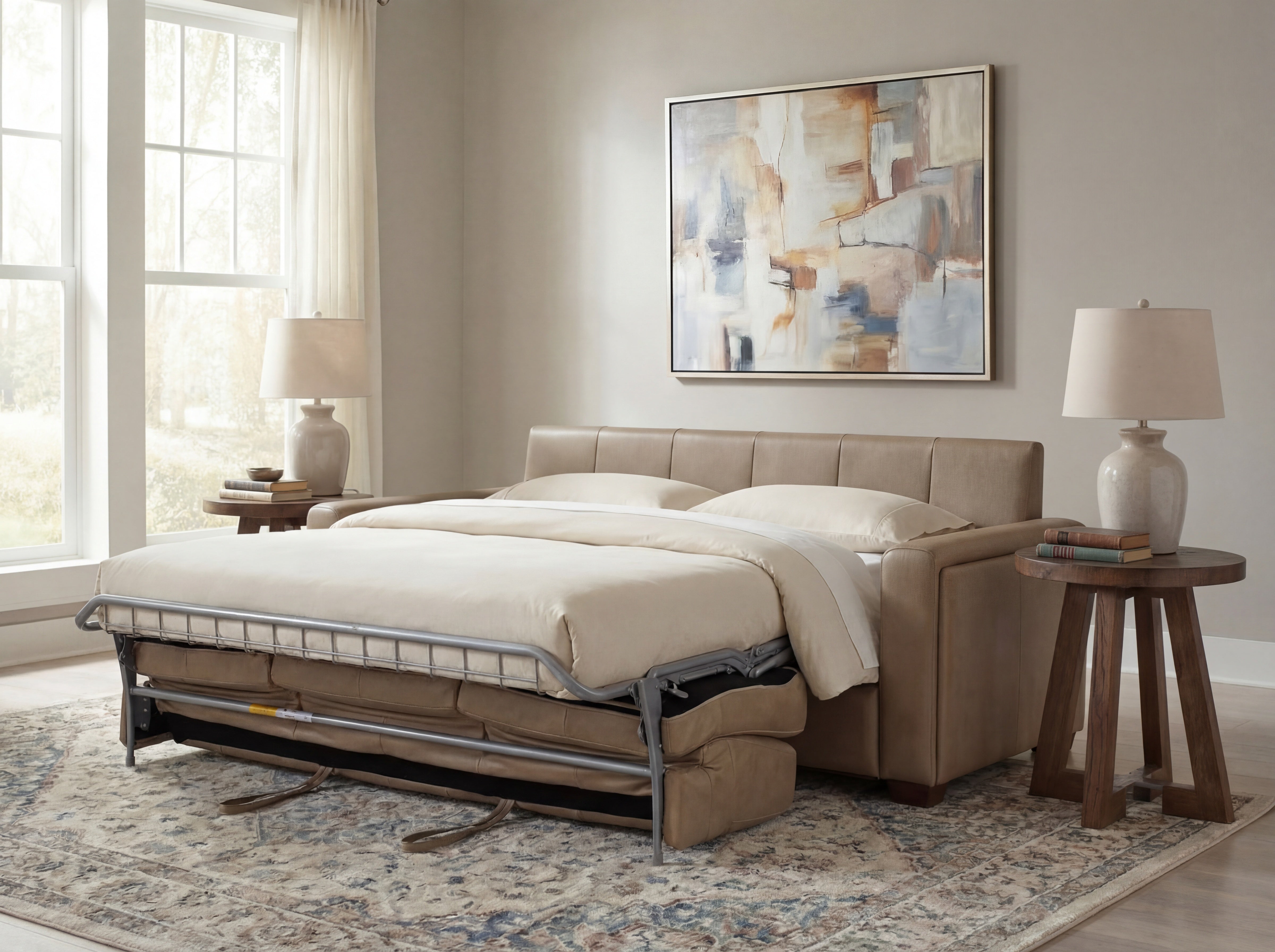 Hooker Furniture Griffin Queen Sleeper Sofa in Brown