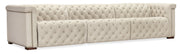 Hooker Furniture Savion Deux 3 Seat Sofa with Two Power Recliners and Three Power Headrests in Beige