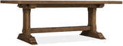 Hooker Furniture Driftwood Rectangle Dining Table with Two 20-inch Leaves