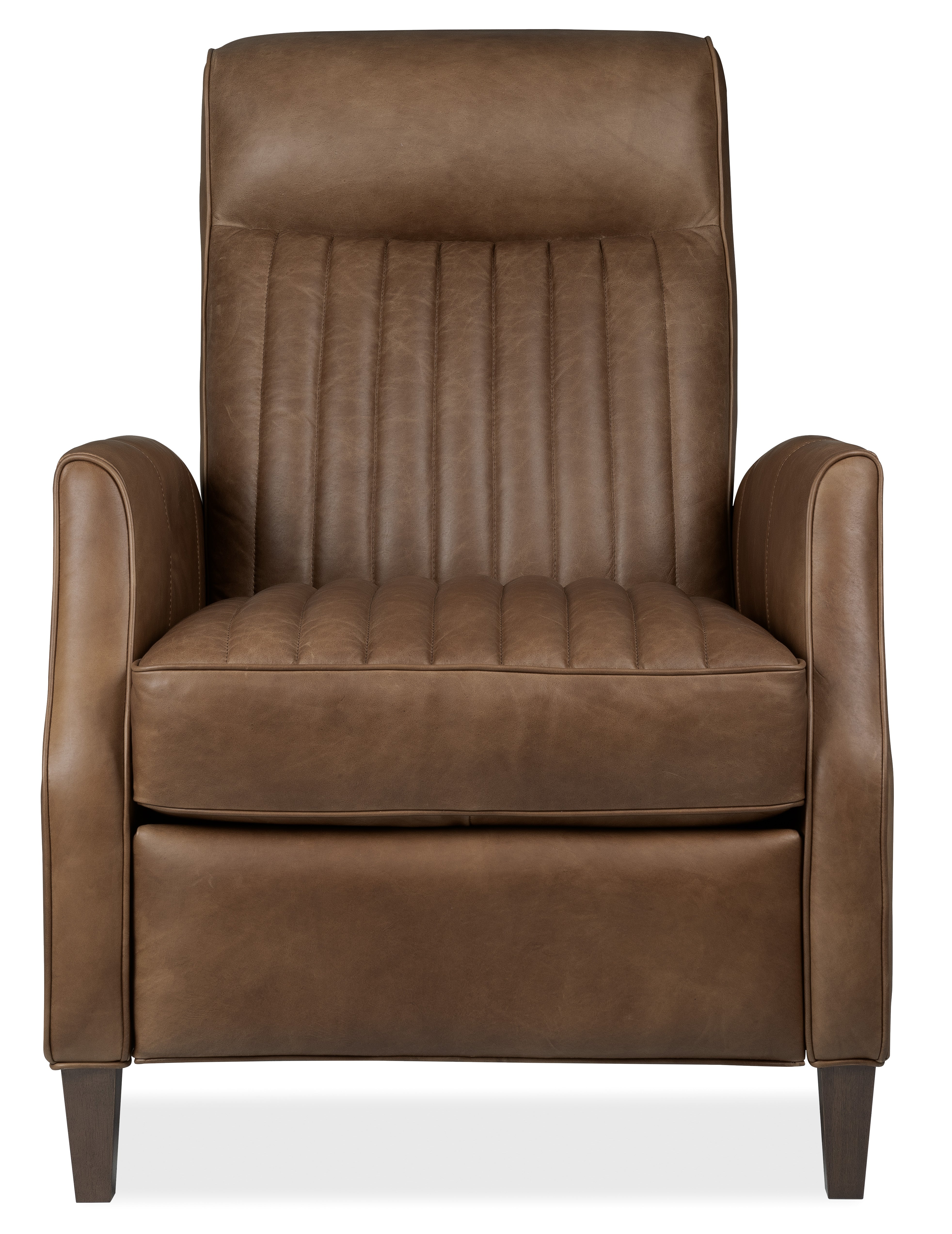 Hooker Furniture Denver Push Back Recliner in Brown