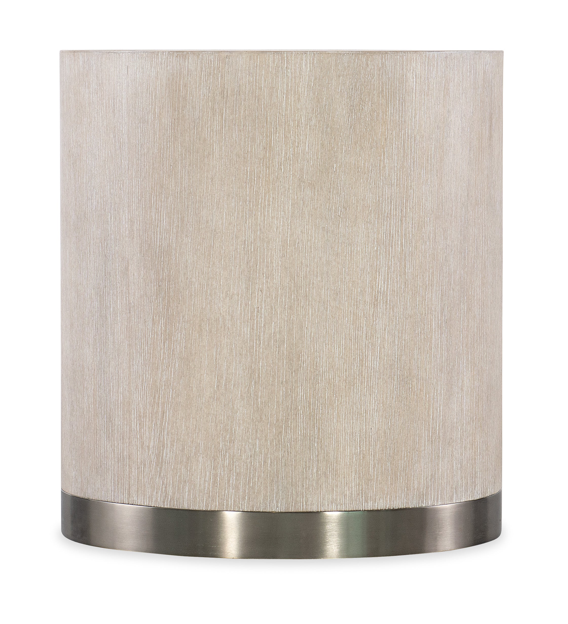Hooker Furniture Modern Mood Round End Table in Light Brown