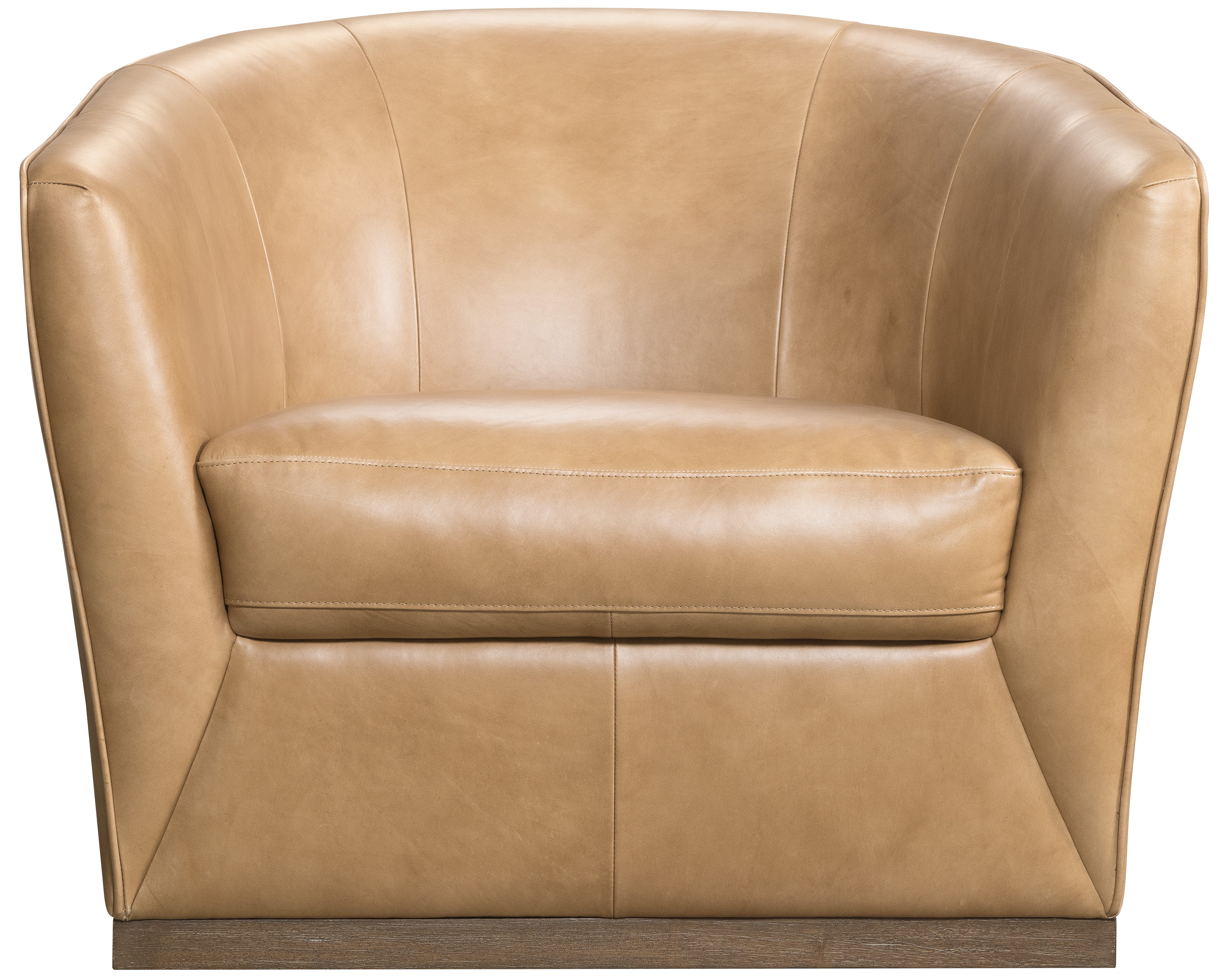 Hooker Furniture Fairfax Swivel Chair in Brown
