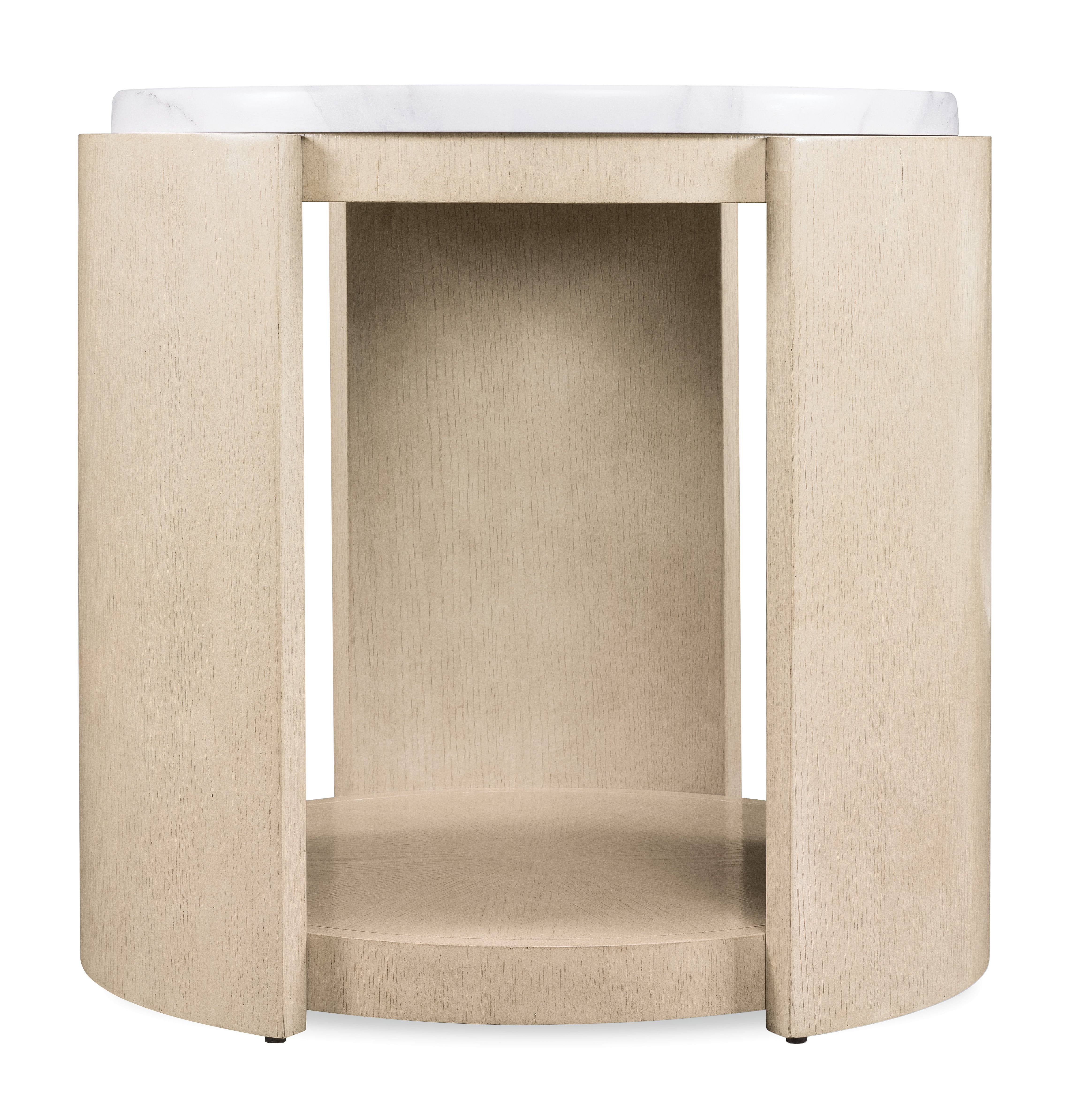 Hooker Furniture Westwood Round Side Table in Light Wood