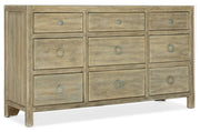 Hooker Furniture Surfrider Nine-Drawer Dresser