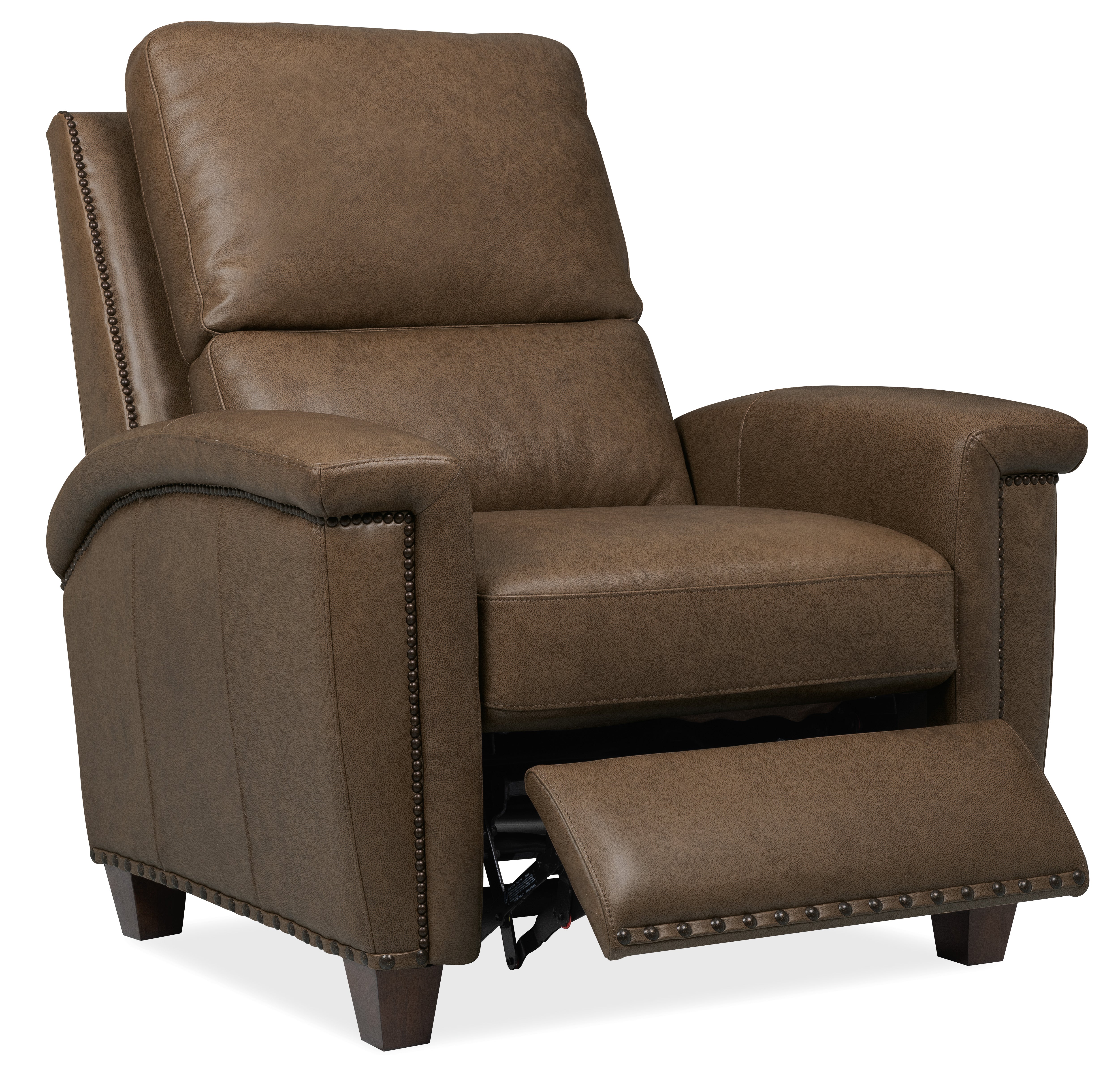 Hooker Furniture Julian Zero Gravity Power Recliner with Power Headrest in Brown