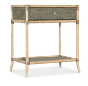 Hooker Furniture Retreat Pole Rattan Bedside Table