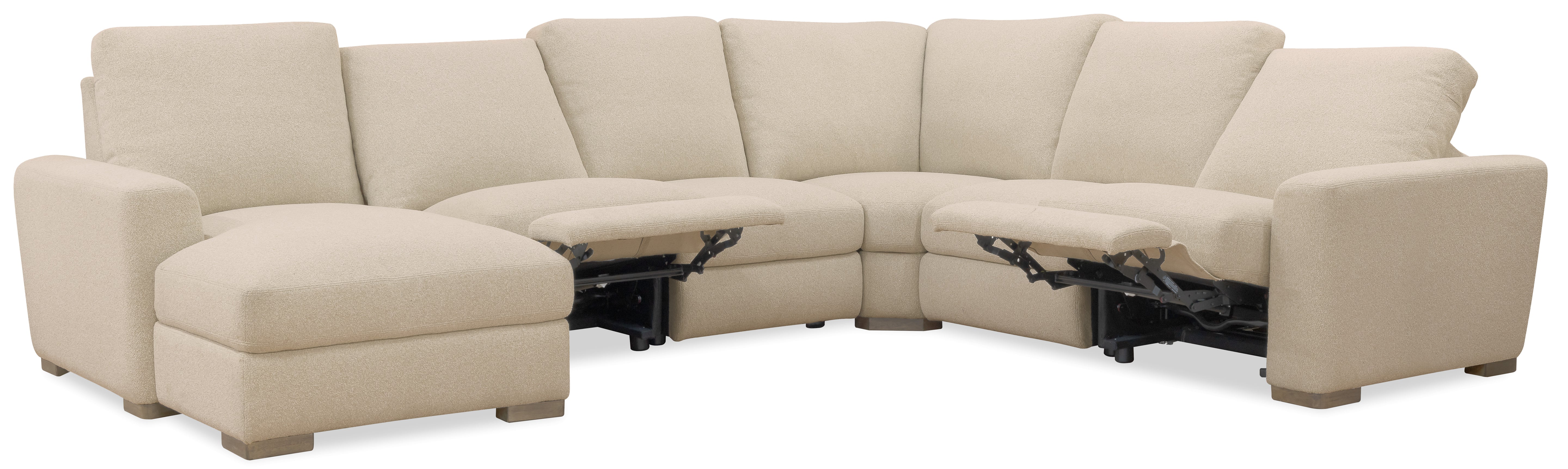 Hooker Furniture Optimus Five-Seat Sectional in Beige