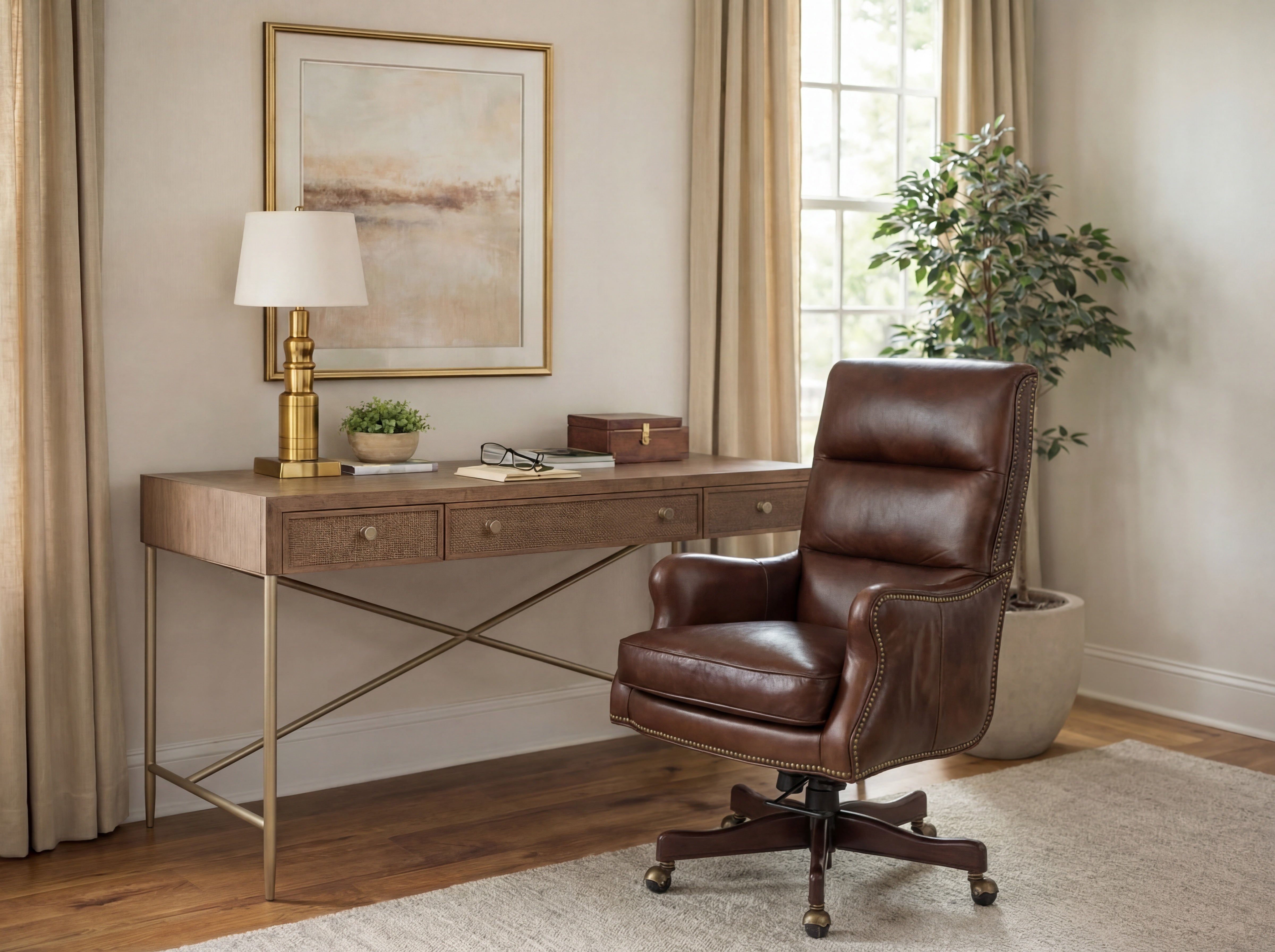 Hooker Furniture Victoria Executive Swivel Tilt Chair