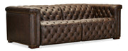Hooker Furniture Savion Deux Sofa with Power Recliners and Power Headrests in Brown