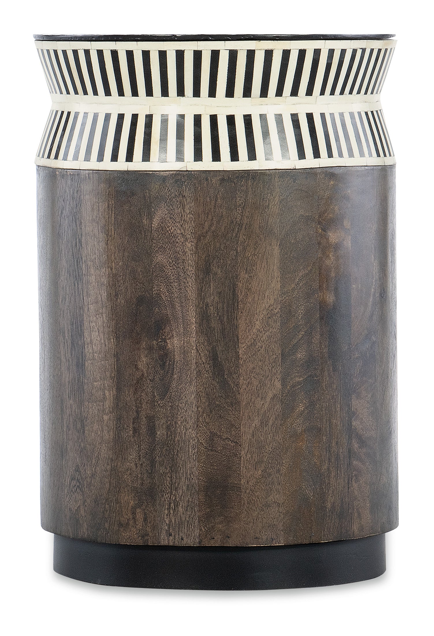 Hooker Furniture Commerce & Market Jacobs Ladder End Table in Dark Brown