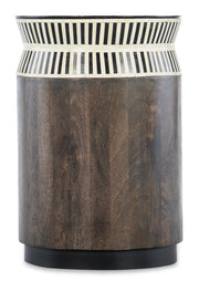 Hooker Furniture Commerce & Market Jacobs Ladder End Table in Dark Brown