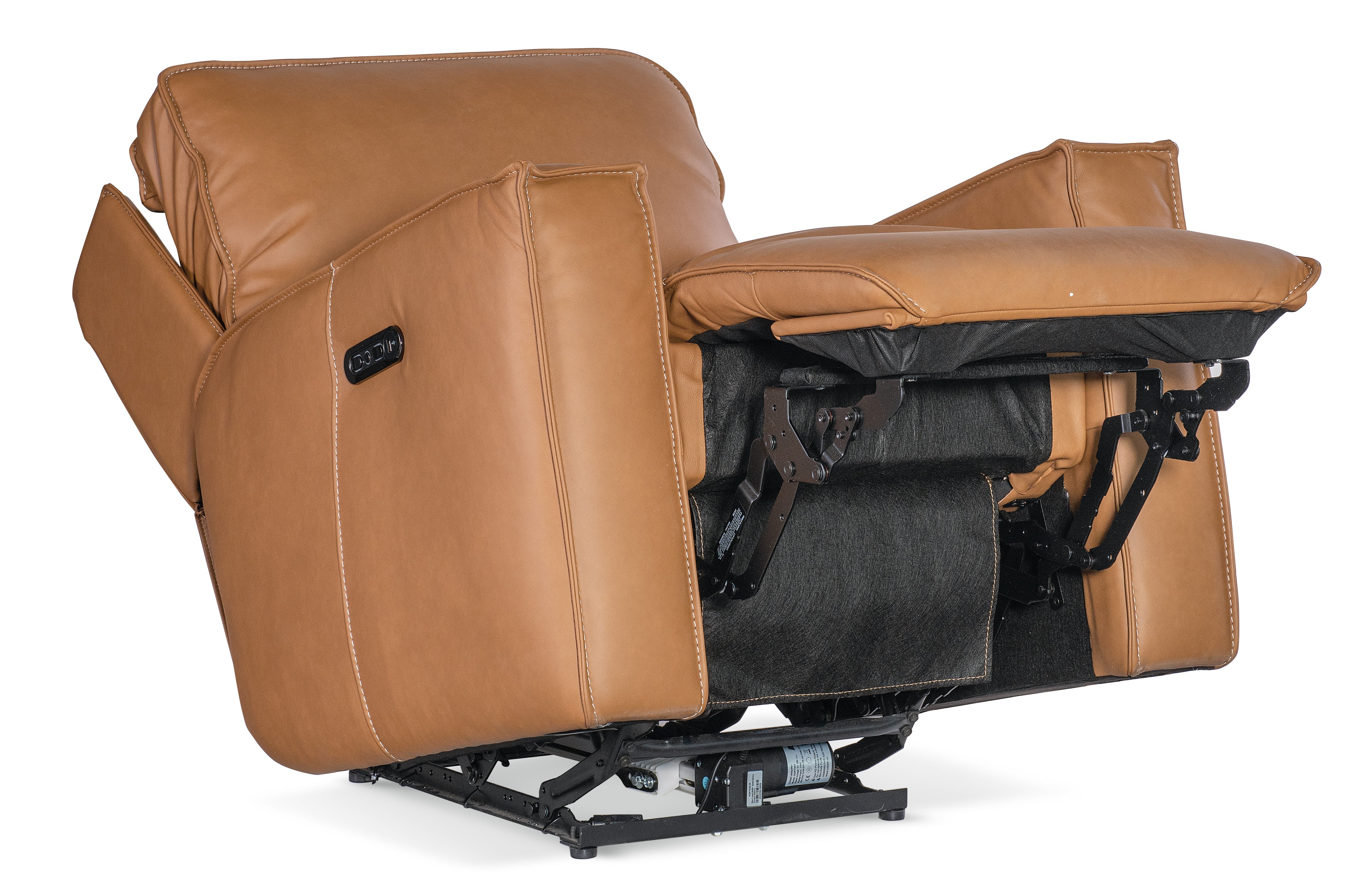 Hooker Furniture Miles Zero Gravity Power Recliner with Power Headrest in Brown
