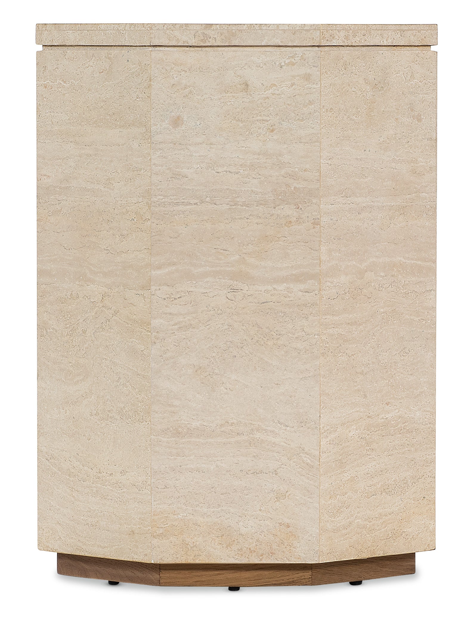 Hooker Furniture Commerce and Market Haven Spot Table in Whites/Creams/Beiges