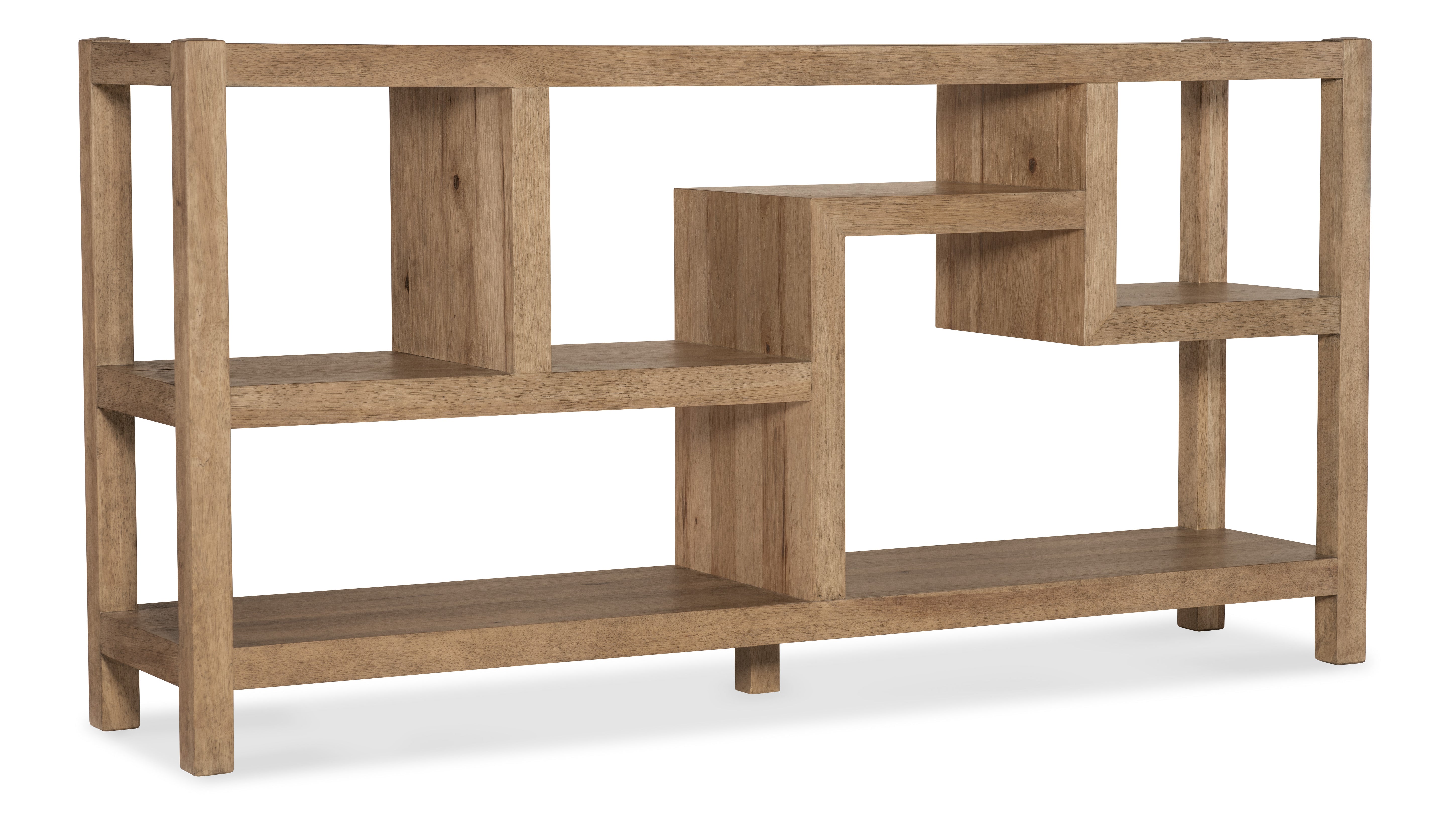 Hooker Furniture Vineyard Row Small Console in Light Wood