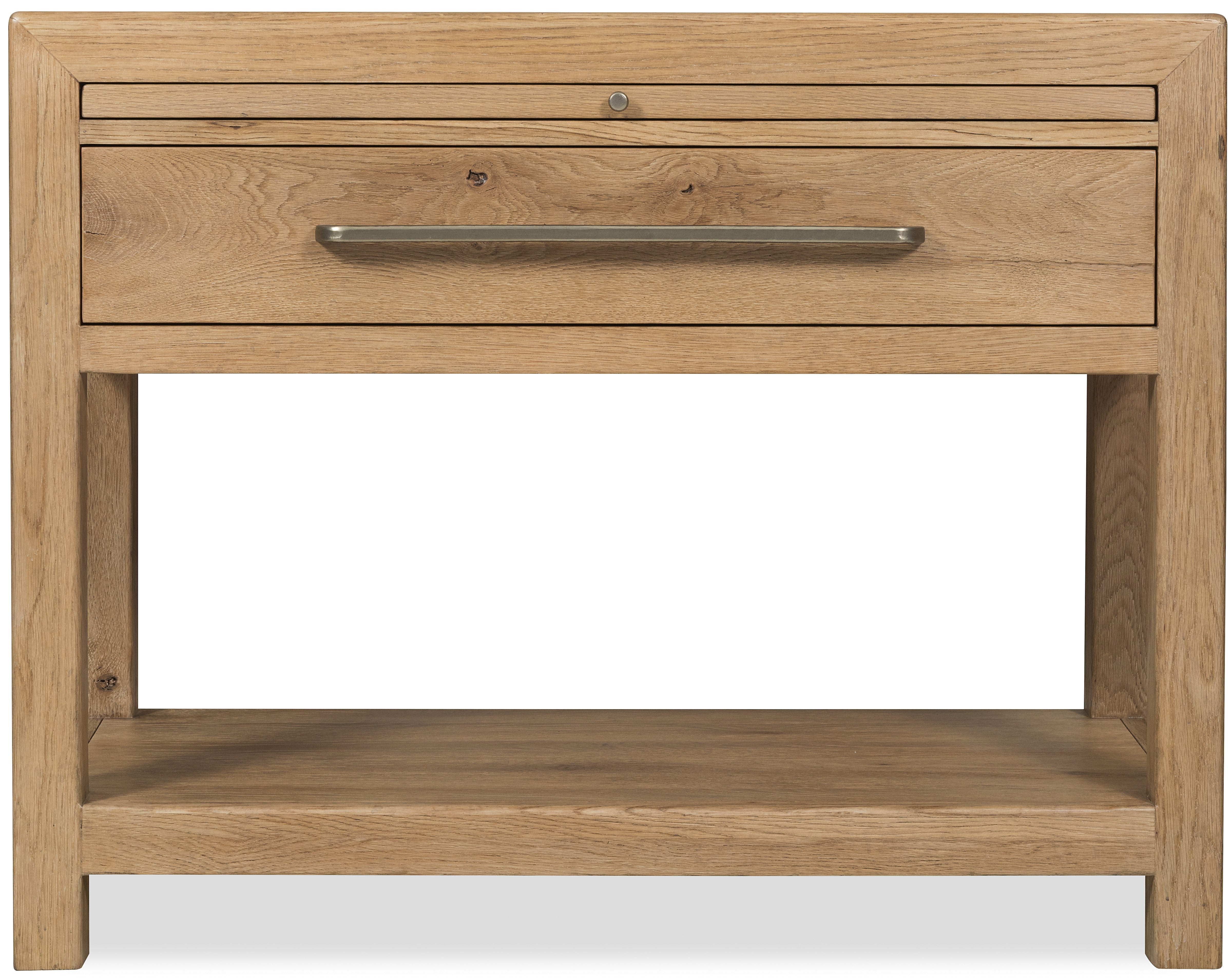 Hooker Furniture Driftwood One-Drawer Nightstand with Stone