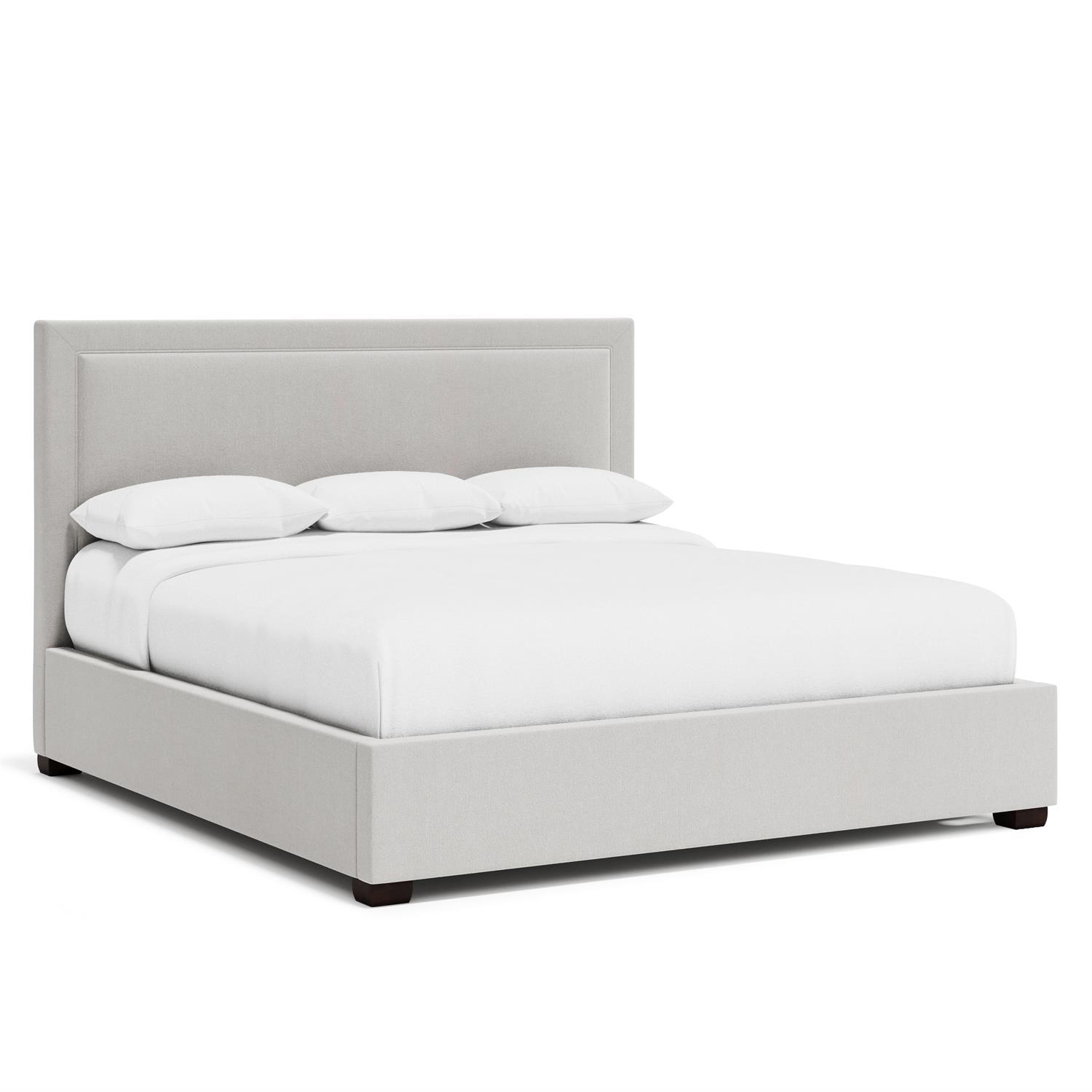 Bernhardt Furniture Morgan Fabric Panel Bed in Espresso