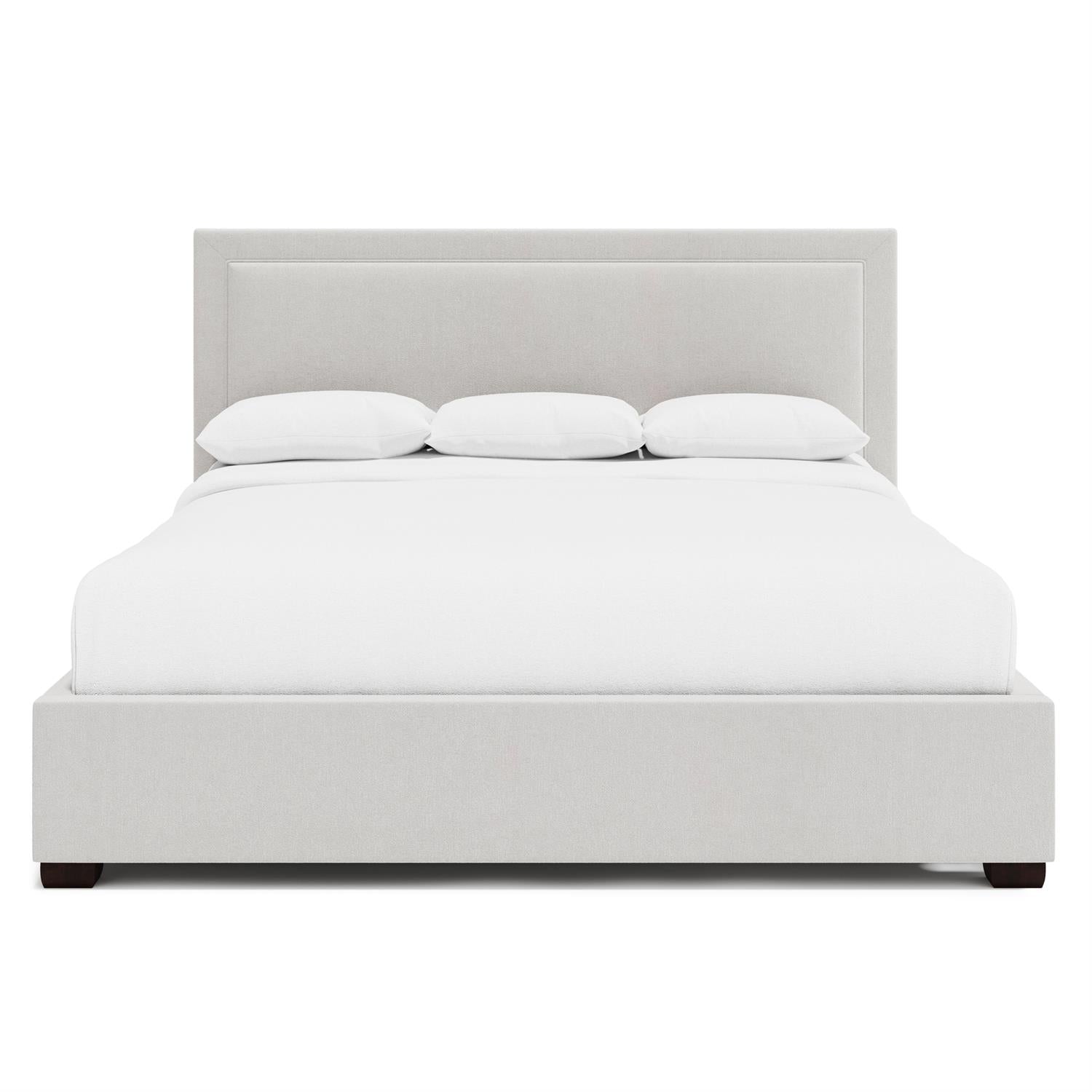 Bernhardt Furniture Morgan Fabric Panel Bed in Espresso