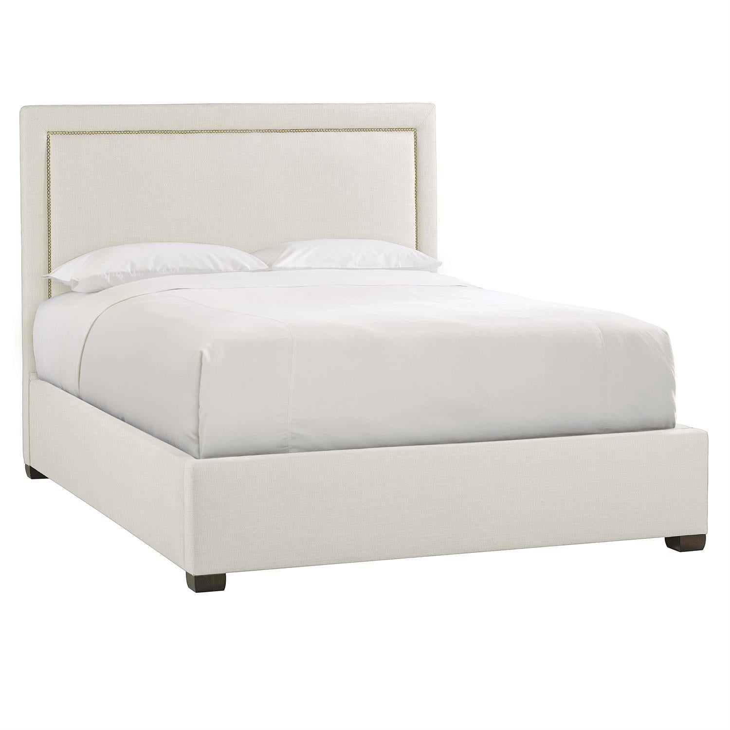 Bernhardt Furniture Morgan Fabric Panel Bed Express Ship in Espresso