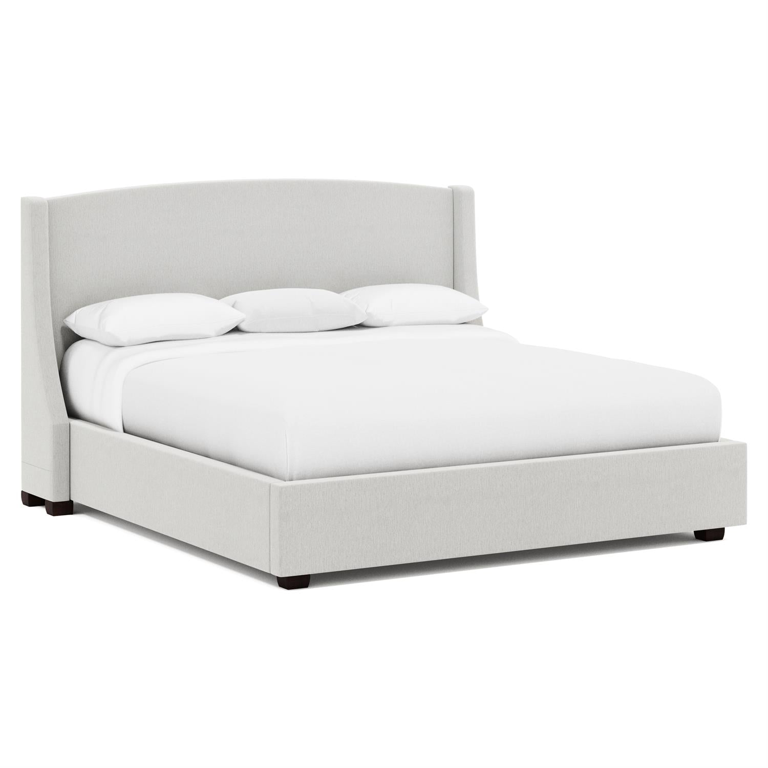 Bernhardt Furniture Cooper Fabric Shelter Bed in Espresso