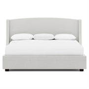 Bernhardt Furniture Cooper Fabric Shelter Bed in Espresso