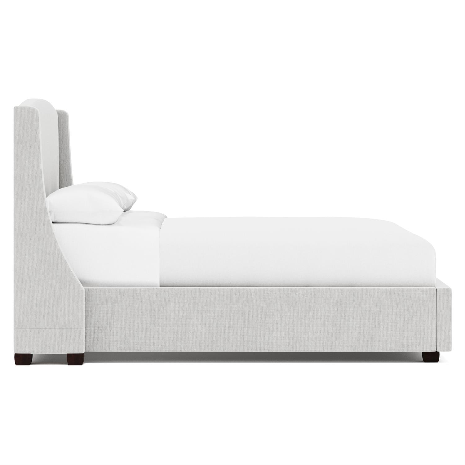Bernhardt Furniture Cooper Fabric Shelter Bed in Espresso