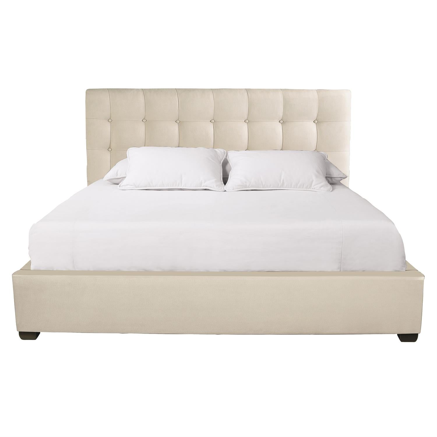 Bernhardt Furniture Avery Fabric Panel Bed Express Ship in Espresso