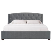 Bernhardt Furniture Jordan Fabric Shelter Bed in Espresso