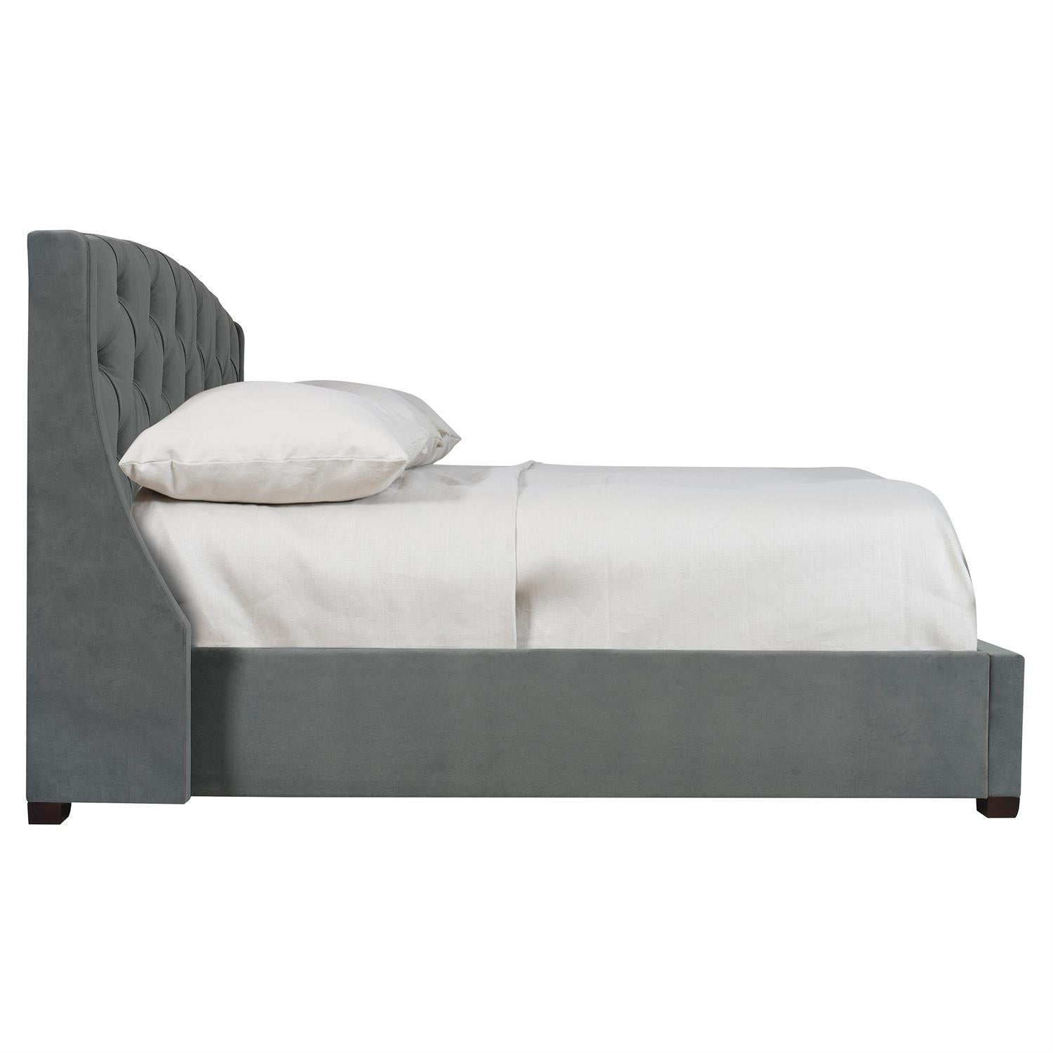 Bernhardt Furniture Jordan Fabric Shelter Bed in Espresso