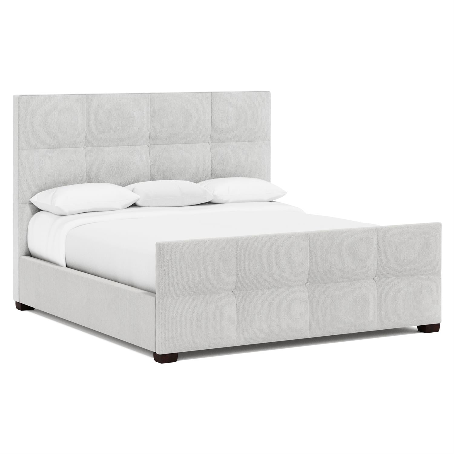 Bernhardt Furniture Derrick Fabric Panel Bed in Espresso