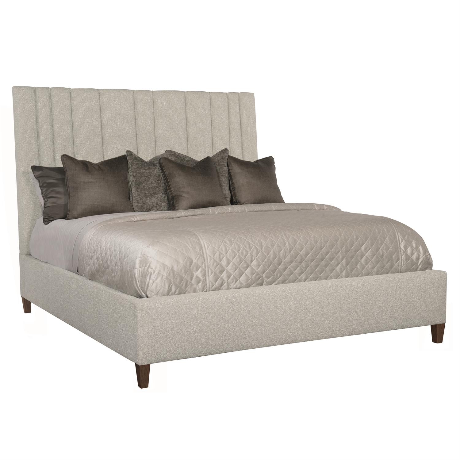 Bernhardt Furniture Modena Fabric Panel Bed in Espresso