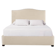 Bernhardt Furniture Graham Fabric Panel Bed Express Ship in Espresso