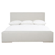 Bernhardt Furniture Dunhill Fabric Panel Bed in Flaxen
